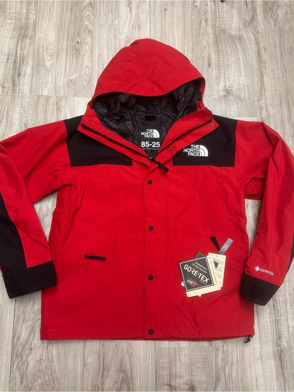 The North Face GORE-TEX Technical Shell Red & Black Mountain Jacket